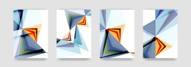 En az vektör arka plan küme kapsıyor