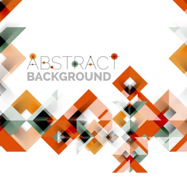 Beyaz Modern kare geometrik desen tasarım