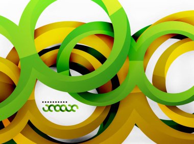 Vektör 3d yüzük tasarım arka plan