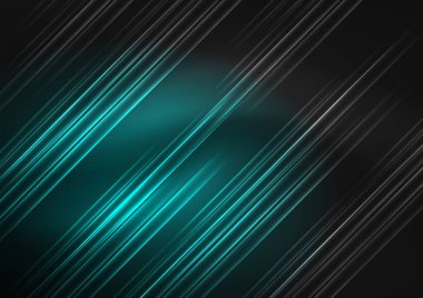 parlayan futuristik çizgiler