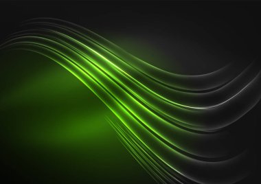 parlayan futuristik çizgiler