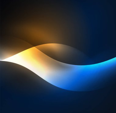 Neon ışıklı dalgalar