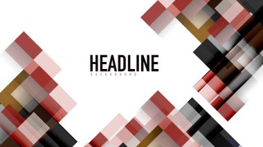 İş tanıtımı geometrik şablonu