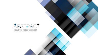 İş tanıtımı geometrik şablonu