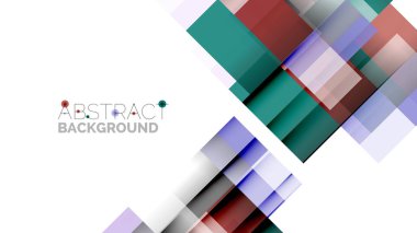 İş tanıtımı geometrik şablonu