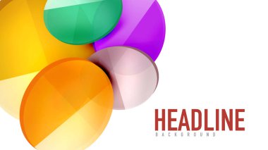 Modern geometrik sunum arka plan