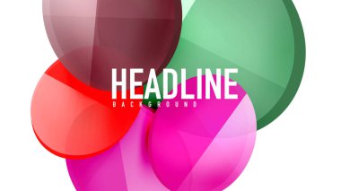 Modern geometrik sunum arka plan