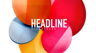 Modern geometrik sunum arka plan