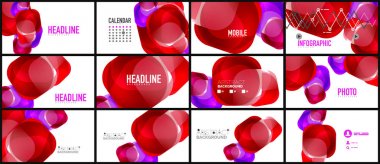 Modern geometrik sunum arka plan