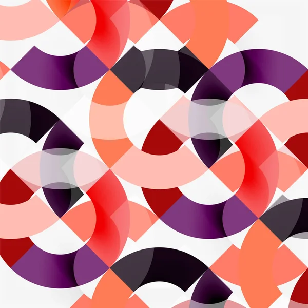 Modern geometrik desen tasarım gri arka plan üzerinde renkli halkalar