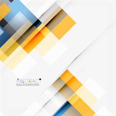 Soyut engeller şablon tasarım arka plan, beyaz, basit geometrik şekiller düz çizgiler ve dikdörtgenler