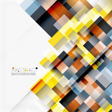 Soyut engeller şablon tasarım arka plan, beyaz, basit geometrik şekiller düz çizgiler ve dikdörtgenler