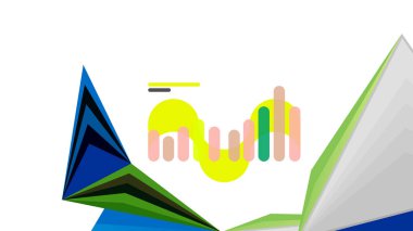 Modern üçgen sunu şablonu