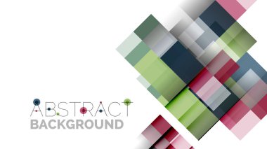 İş tanıtımı geometrik şablonu