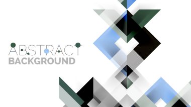 İş tanıtımı geometrik şablonu