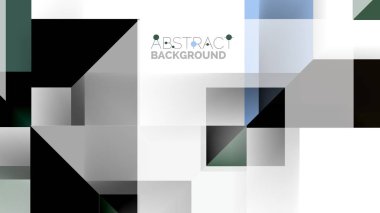 İş tanıtımı geometrik şablonu