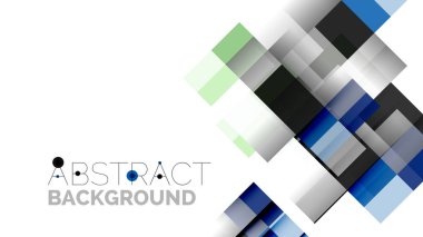 İş tanıtımı geometrik şablonu