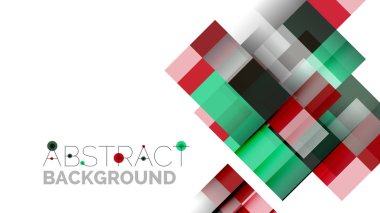 İş tanıtımı geometrik şablonu