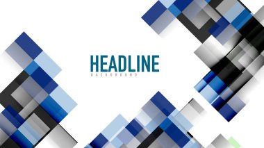 İş tanıtımı geometrik şablonu