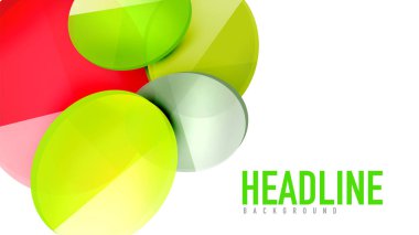 Modern geometrik sunum arka plan