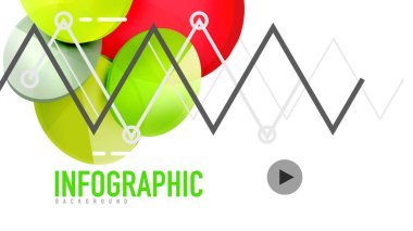 Modern geometrik sunum arka plan