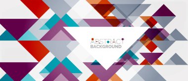 Üçgen desen tasarım arka plan