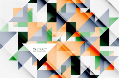 Üçgen desen tasarım arka plan