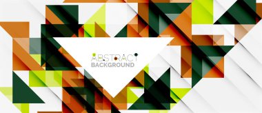 Üçgen desen tasarım arka plan