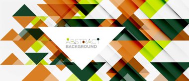 Üçgen desen tasarım arka plan