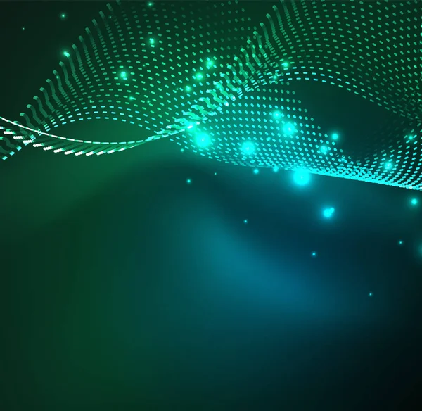 Vektör dalga parçacıklar arka plan