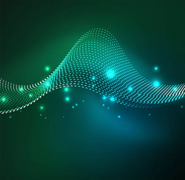 Vektör dalga parçacıklar arka plan