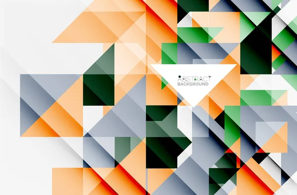 三角形のパターン設計の背景 — ストックベクタ