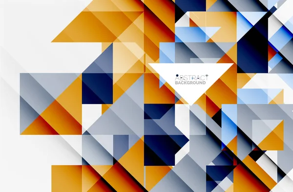 Driehoek patroon ontwerp achtergrond — Stockvector