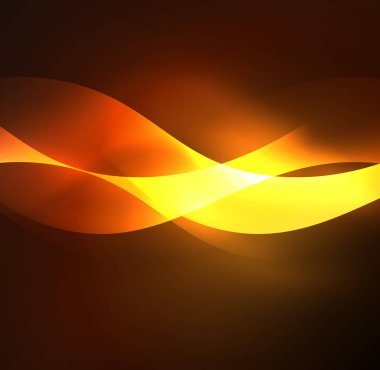 Neon ışıklı dalgalar