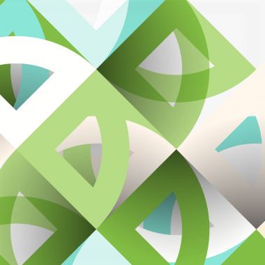 Kağıt daire kesim, mozaik mix geometrik desen tasarım