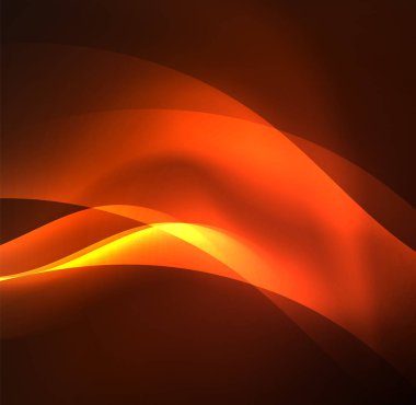 Neon ışıklı dalgalar