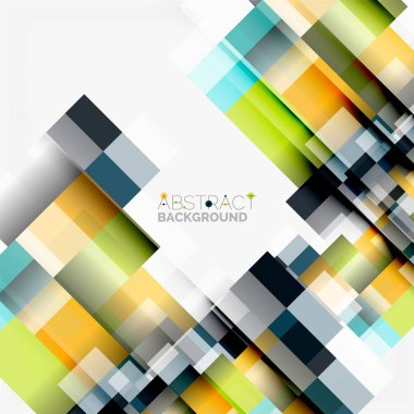 Soyut engeller şablon tasarım arka plan, beyaz, basit geometrik şekiller düz çizgiler ve dikdörtgenler