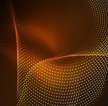 Vektör dalga parçacıklar arka plan