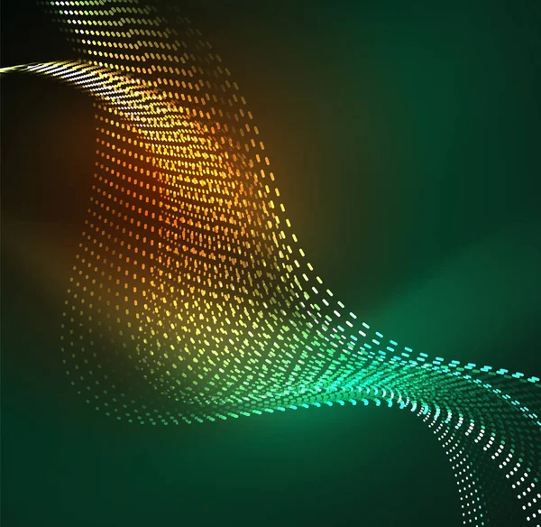 Vektör dalga parçacıklar arka plan