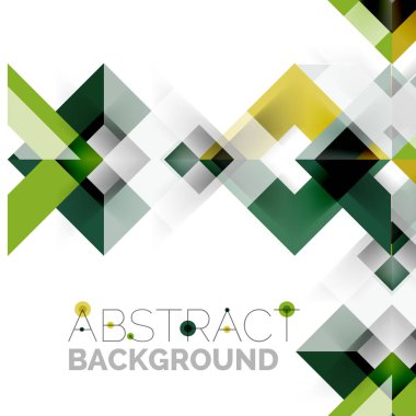 Beyaz Modern kare geometrik desen tasarım