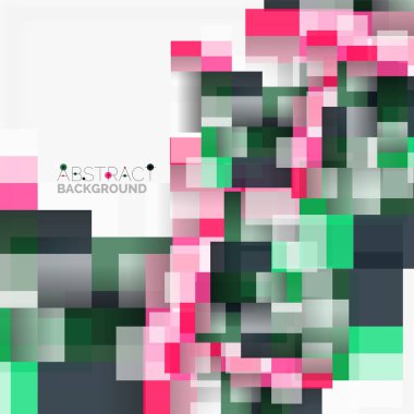 Soyut engeller şablon tasarım arka plan, beyaz, basit geometrik şekiller düz çizgiler ve dikdörtgenler