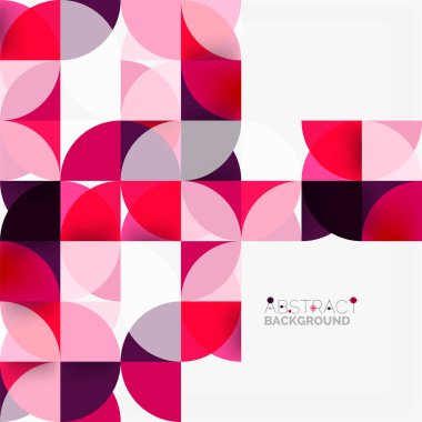 Modern geometrik arka plan daire