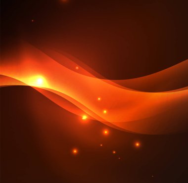 Neon ışıklı dalgalar