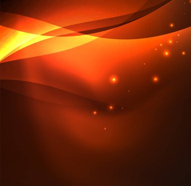 Neon ışıklı dalgalar