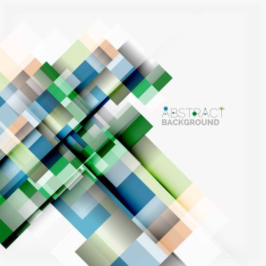 Soyut engeller şablon tasarım arka plan, beyaz, basit geometrik şekiller düz çizgiler ve dikdörtgenler