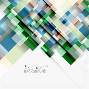 Soyut engeller şablon tasarım arka plan, beyaz, basit geometrik şekiller düz çizgiler ve dikdörtgenler