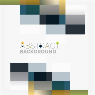 Soyut engeller şablon tasarım arka plan, beyaz, basit geometrik şekiller düz çizgiler ve dikdörtgenler