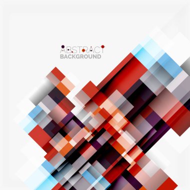 Soyut engeller şablon tasarım arka plan, beyaz, basit geometrik şekiller düz çizgiler ve dikdörtgenler