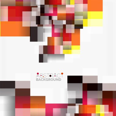 Soyut engeller şablon tasarım arka plan, beyaz, basit geometrik şekiller düz çizgiler ve dikdörtgenler