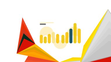 Modern üçgen sunu şablonu